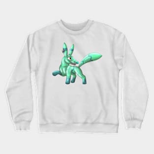 Pinartic Pretztail: Green Crewneck Sweatshirt